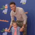  Stephen Curry et sa fille Riley lors des Nickelodeon Kid's Choice Sports Awards au UCLA Pauley Pavilion de Los Angeles, le 16 juillet 2015 