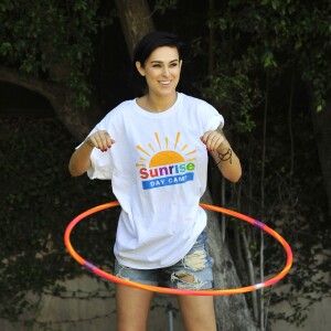 Exclusive - Rumer Willis shows soutient le Sunrise Day Camp, le seul camp de vacances réservé aux enfants qui souffrent d'un cancer à Los Angeles, le 13 juillet 2015