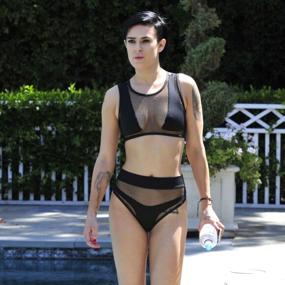 Rumer Willis lors du weekend du 4 juillet à Los Angeles, le 2 juillet 2015