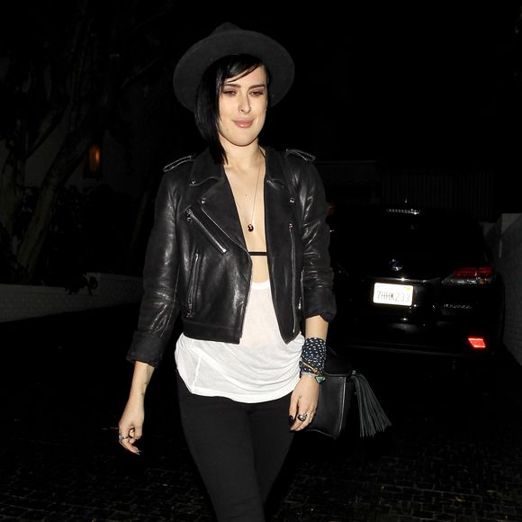 Rumer Willis à la sortie du Chateau Marmont à Los Angeles, le 26 juin 2015