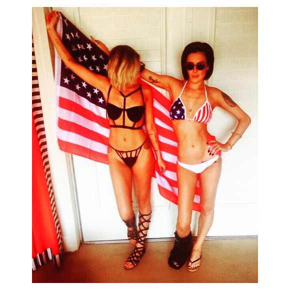 Rumer Willis célèbre le weekend de l'indépence nationale américaine / juillet 2015
