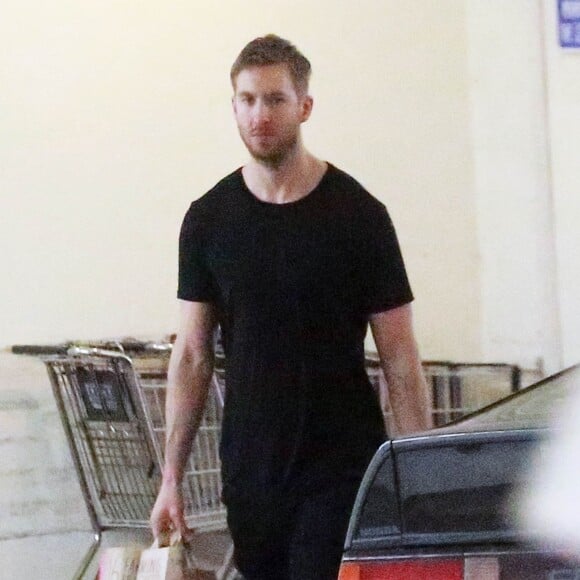 Exclusif - Calvin Harris à la sortie de chez Whole Foods à Beverly Hills, le 23 juin 2015.  