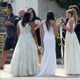 Exclusif - Les sublimes demoiselles d'honneur du mariage de l'actrice Vanessa Williams et son compagnon Jim Skrip à Buffalo, New York, le 4 juillet 2015.
