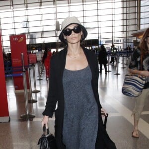 Demi Moore à l'aéroport de Los Angeles le 1er juillet 2015. 