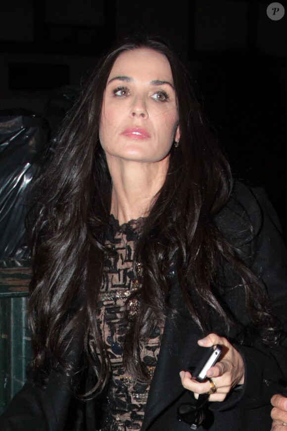 Exclusif - Demi Moore à New York le 17 Octobre 2012. 