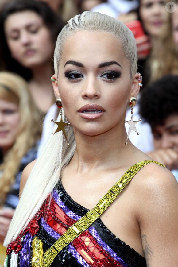 Rita Ora - Arrivées des membres du jury de l'émission "X-factor" aux auditions à Londres. Le 16 juillet 2015  