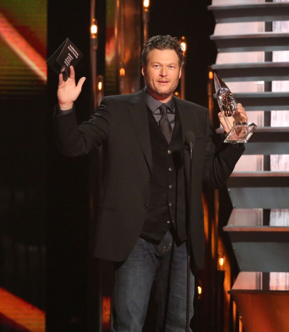 Blake Shelton lors des CMA Awards à la Bridgestone Arena de Nashville, le 5 novembre 2014