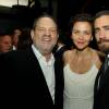 Harvey Weinstein, Maggie Gyllenhaal, Jake Gyllenhaal lors de la soirée "La Rage au ventre (Southpaw)" au 40/40 Club de New York le 20 juillet 2015.