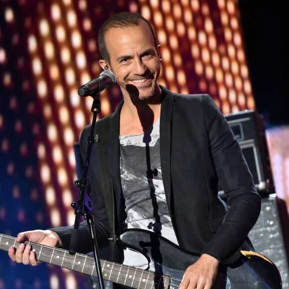 Exclusif - Le chanteur Calogero - Enregistrement de l'émission "La Chanson de l'Année, Fête de la Musique" à Nîmes, le 19 juin 2015, présentée par Nikos Aliagas pour la chaîne de télévision TF1.