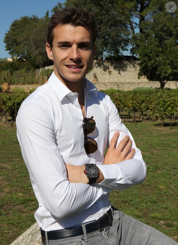 Jules Bianchi à l'Hostellerie de l'abbaye de La Celle et des Coteaux varois en Provence, le 26 septembre 2014