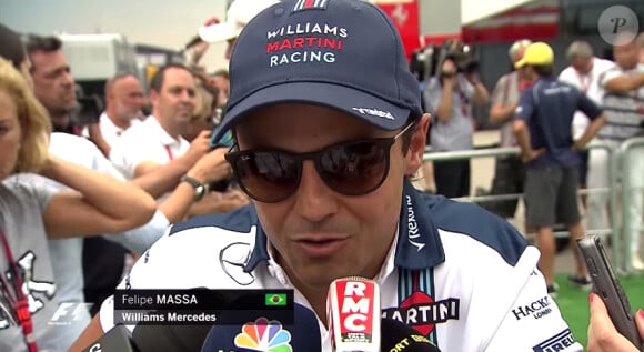 Felipe Massa - capture d'écran d'une vidéo hommage à Jules Bianchi, décédé le 17 juillet 2015 à 25 ans
