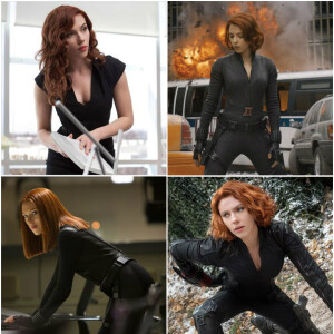 Scarlett Johansson en Black Widow, de 2010 à 2015.
 