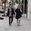 Maria Sharapova et Grigor Dimitrov dans les rues de Beverly Hills à Los Angeles, le 7 décembre 2014