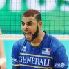 Earvin Ngapeth à Katowice (Pologne) le 16 septembre 2014. 