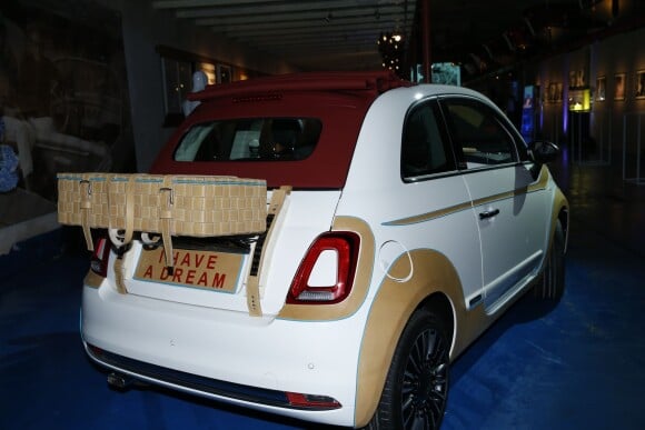 Exclusif - Fiat 500 mise aux enchères - Soirée "I defend Gala 2015", organisée pour la Fondation "Robert F. Kennedy Human Rights Europe" au Tunnel Riva à Monaco le 16 juillet 2015.