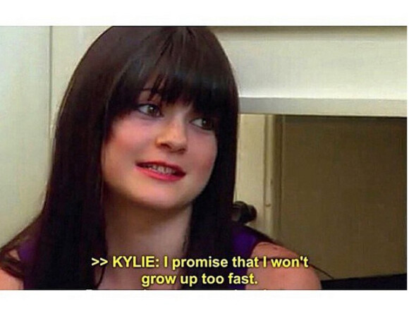 Kylie Jenner il y a 4 ans dans un épisode de Keeping Up With the Kardashians