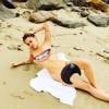 Miley Cyrus complètement nue à la plage / juillet 2015