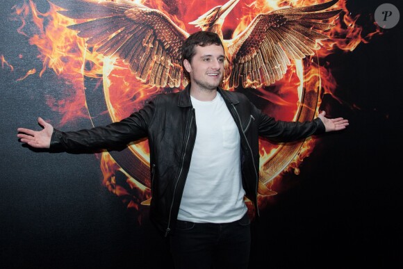 Josh Hutcherson à Londres le 10 novembre 2014.