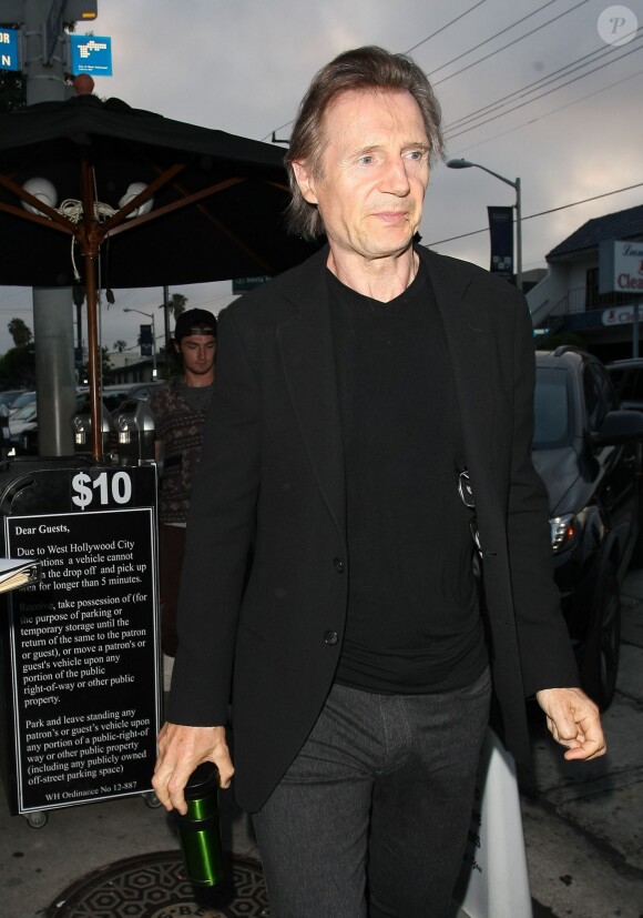 Liam Neeson est allé au restaurant Craig à West Hollywood le 8 juin 2015.