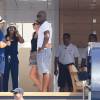 Semi-Exclusif - Seal et sa nouvelle compagne Erica Packer sur un yacht avec des amis lors de leurs vacances à Ibiza, le 4 août 2015