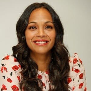 L'actrice Zoé Saldana en conférence de presse pour "Infinitely Polar Bear" à Beverly Hills à l'Hotel Four Seasons. Le 6 juin 2015