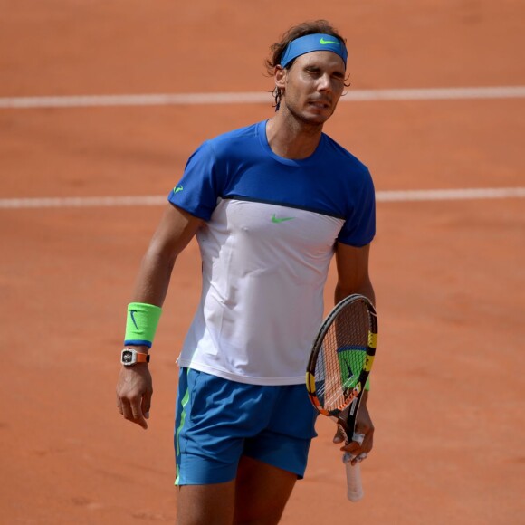 Rafael Nadal en finale du tournoi de Hambourg face à Fabio Fognini le 2 août 2015