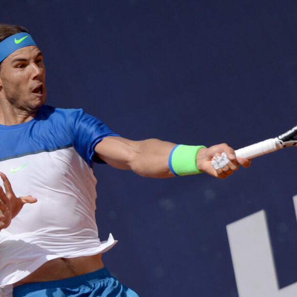 Rafael Nadal en finale du tournoi de Hambourg face à Fabio Fognini le 2 août 2015