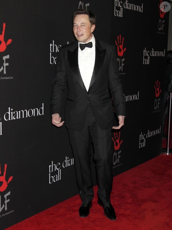 Elon Musk - Soirée du premier "Bal de Diamant" à Beverly Hills le 11 décembre 2014