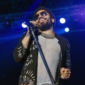 Lenny Kravitz en concert lors du festival live Hydrogen à Padoue en Italie le 29 juillet 2015.