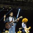 Lenny Kravitz en concert lors du festival live Hydrogen à Padoue en Italie le 29 juillet 2015.