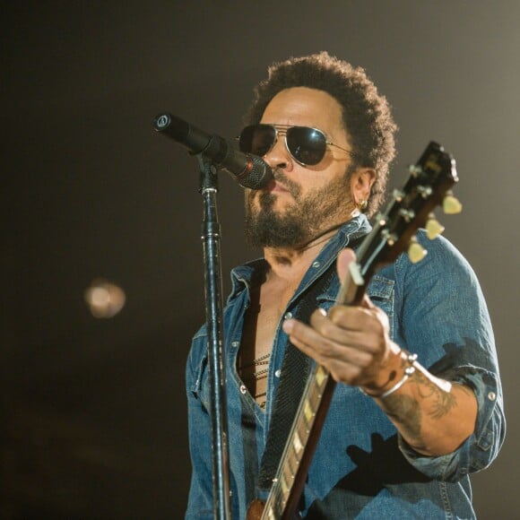 Lenny Kravitz en concert à Hambourg, le 22 juin 2015.