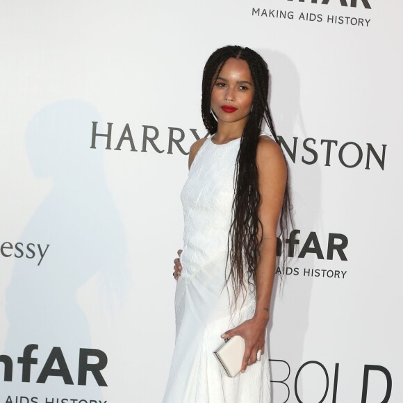 Zoe Kravitz - Photocall de la soirée "22nd edition of AmfAR's Cinema Against AIDS" Gala à l'hôtel de l'Eden Roc au Cap d'Antibes le 21 mai 2015, lors du 68ème festival du film de Cannes.