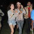 Steven Tyler et sa fille Chelsea - People lors 2ème jour du festival de Coachella, le 12 avril 2014.