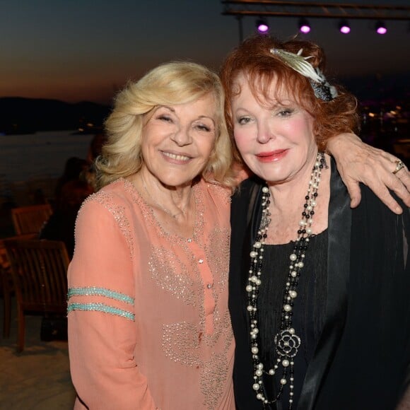 Exclusif - Nicoletta et Régine - Soirée Marcel Campion à la plage La Bouillabaisse à Saint-Tropez, le 5 août 2015.