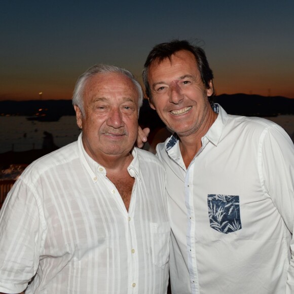 Exclusif - Marcel Campion et Jean-Luc Reichmann - Soirée Marcel Campion à la plage La Bouillabaisse à Saint-Tropez, le 5 août 2015.