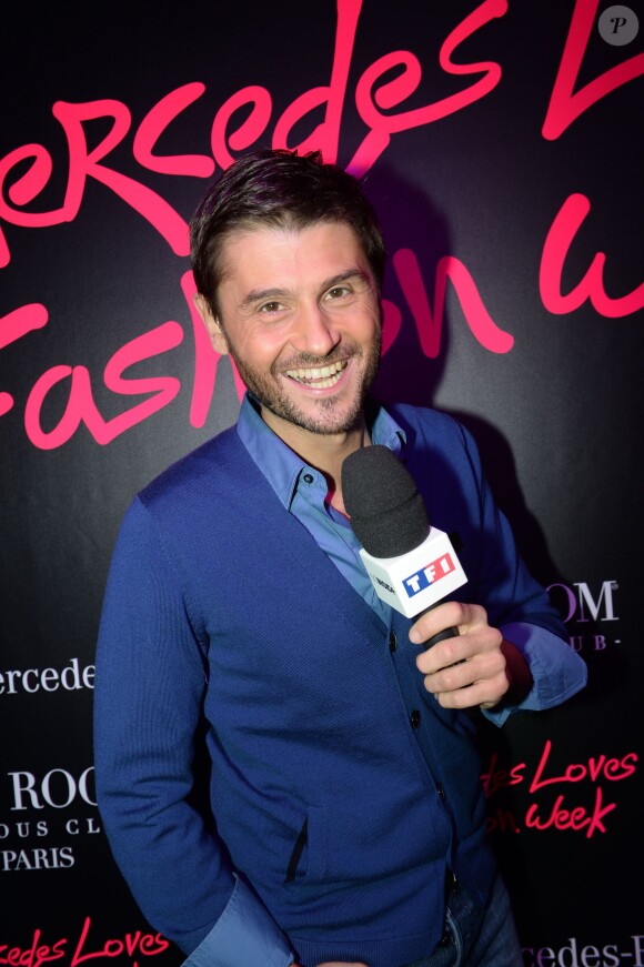 Exclusif - Christophe Beaugrand - Soirée Mercedes Love Fashion week au Vip Room à Paris le 10 mars 2015.
