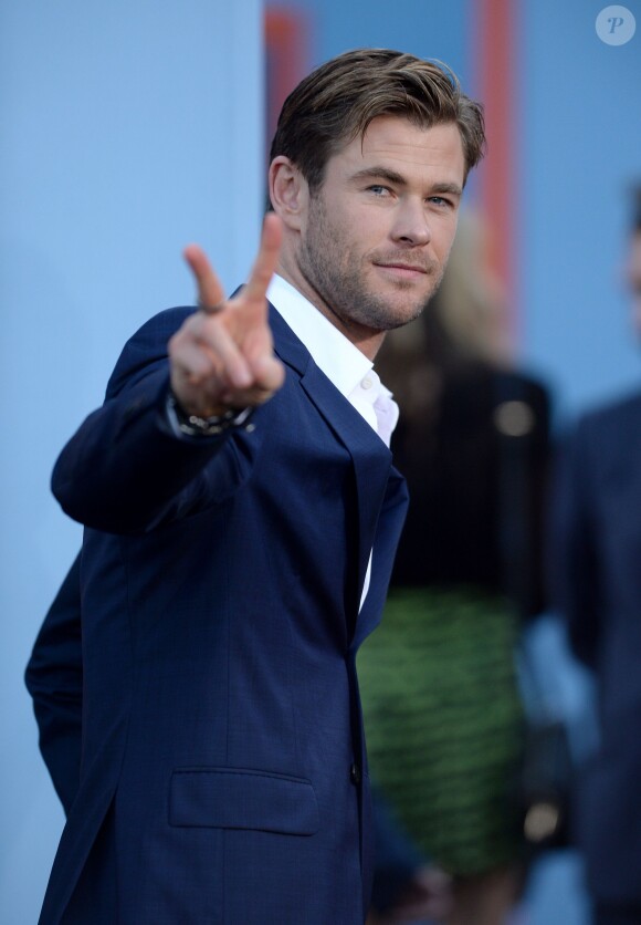 Chris Hemsworth lors de la première de Vive les vacances à Vacation à Los Angeles, le 27 juillet 2015.