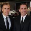 Phil Neville et Gary Neville - Première du film "The Class of 92" à Londres, le 1er décembre 2013.