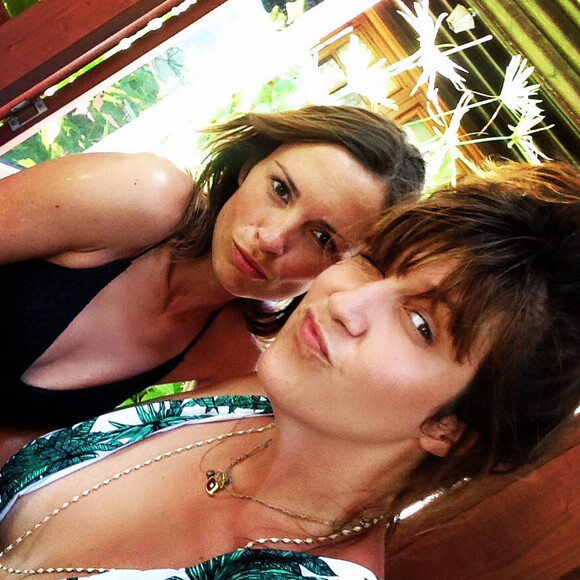 Daphné Bürki et Isabelle Ithburburu, en vacances à Lisbonne, en août 2015.