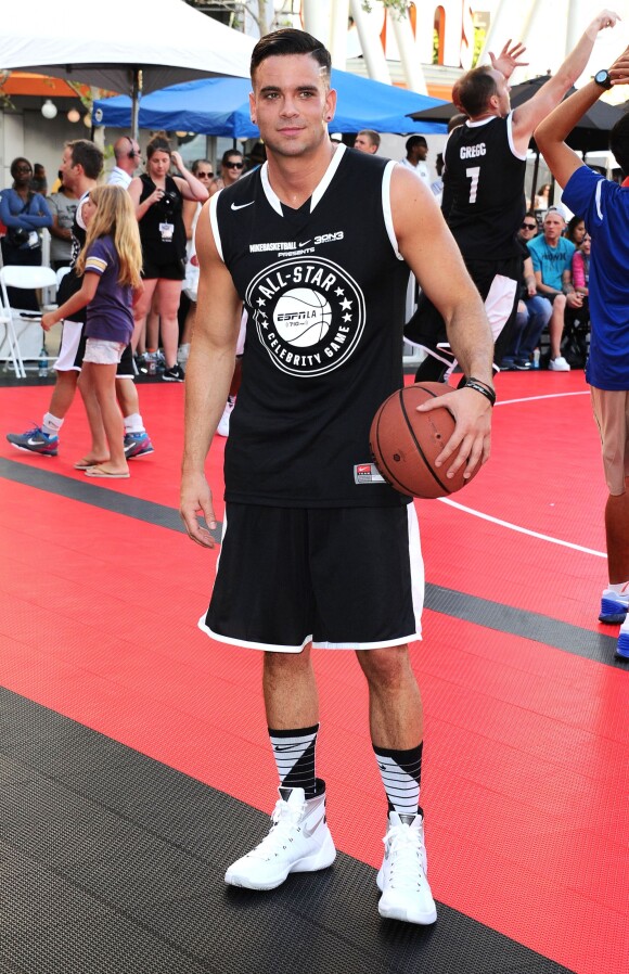 Mark Salling lors ESPNLA All-Star Celebrity Basketball Game à Los Angeles, le 7 août 2015