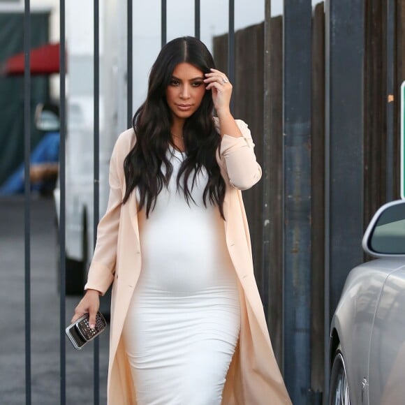 Kim Kardashian à Van Nuys, Los Angeles, le 27 juillet 2015.