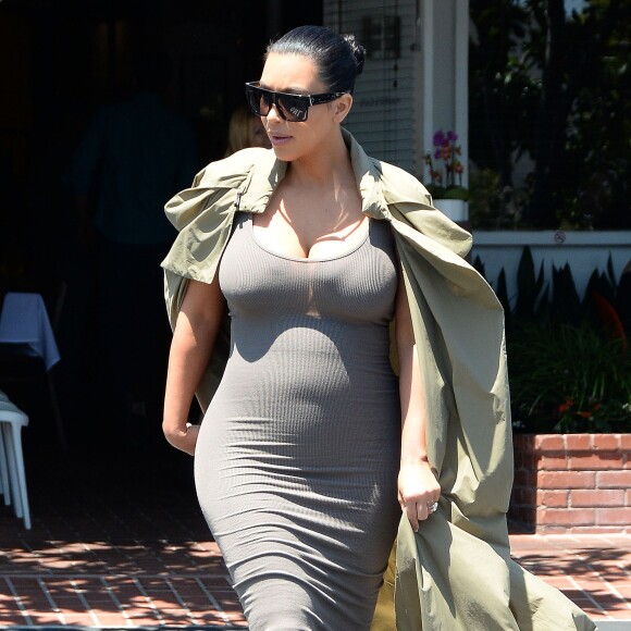Kim Kardashian à West Hollywood, Los Angeles, le 17 juillet 2015.
