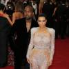 Kanye West et sa femme Kim Kardashian au Met Gala 2015 à New York, le 4 mai 2015.