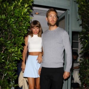 Taylor Swift et son amoureux Calvin Harris sont allés dîner au restaurant italien Giorgio Baldi à Santa Monica, Los Angeles, le 11 août 2015