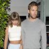 Taylor Swift et son amoureux Calvin Harris sont allés dîner au restaurant italien Giorgio Baldi à Santa Monica, Los Angeles, le 11 août 2015