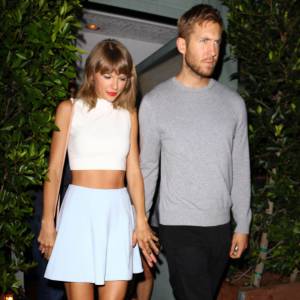 Taylor Swift et son amoureux Calvin Harris sont allés dîner au restaurant italien Giorgio Baldi à Santa Monica, Los Angeles, le 11 août 2015