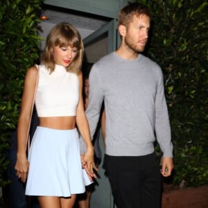 Taylor Swift et son amoureux Calvin Harris sont allés dîner au restaurant italien Giorgio Baldi à Santa Monica, Los Angeles, le 11 août 2015