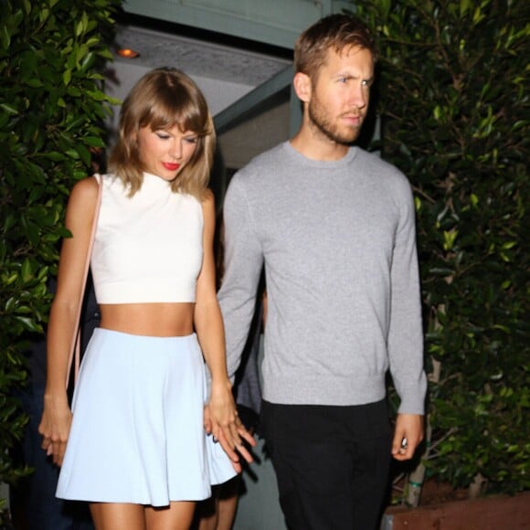 Taylor Swift et son amoureux Calvin Harris sont allés dîner au restaurant italien Giorgio Baldi à Santa Monica, Los Angeles, le 11 août 2015