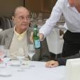 Jacques Chirac au restaurant Le Girelier a Saint Tropez le 4 octobre 2013.