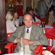 Exclusif - Jacques Chirac à la terrasse de chez Sénéquier à Saint Tropez, le 3 octobre 2013